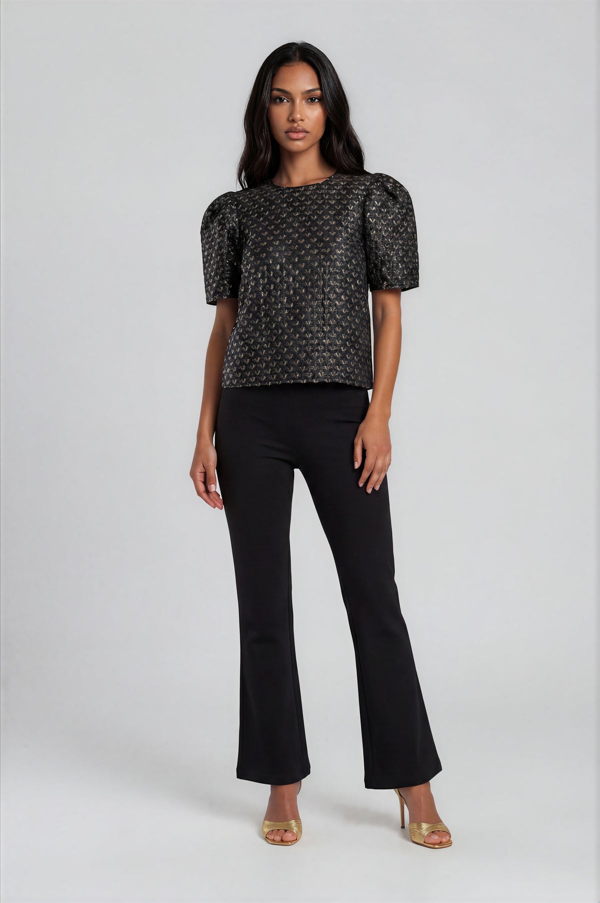 Romy Top in Midnight Wave